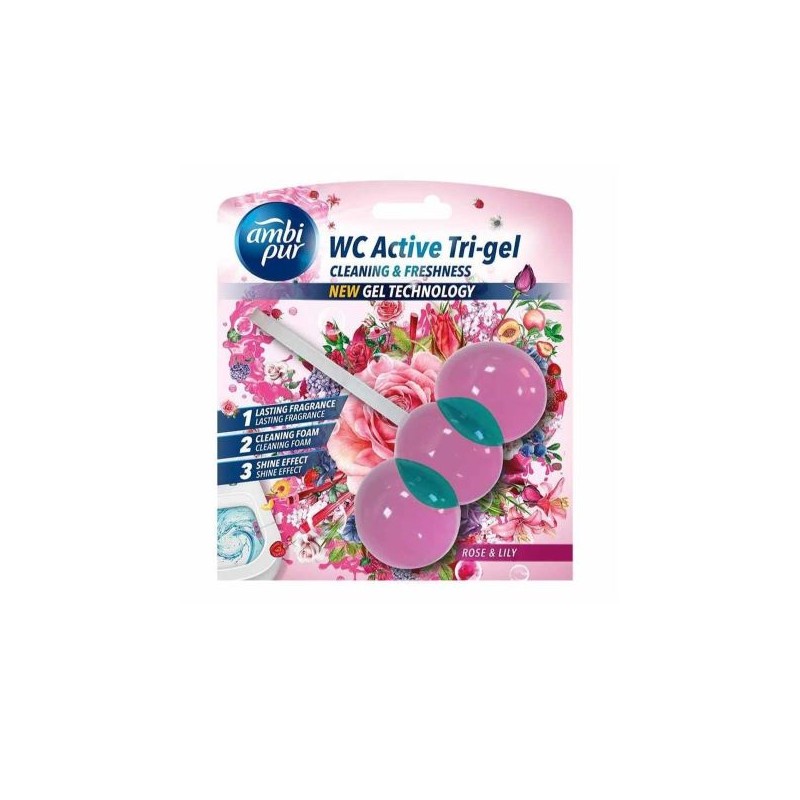 AMBIPUR BAGNO ACTIVE TRI-GEL ROSA