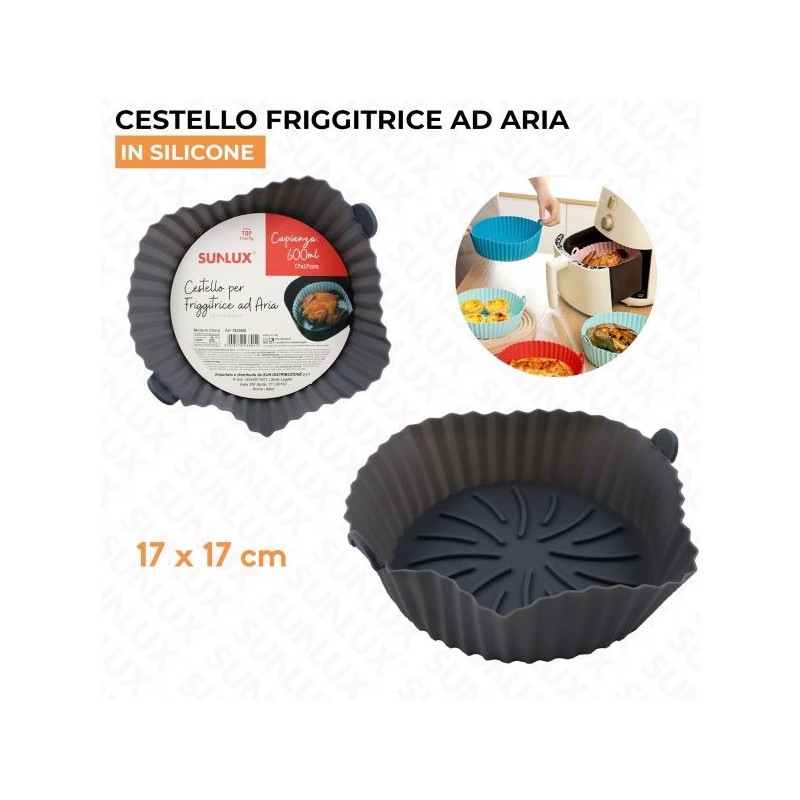 CESTELLO IN SILICONE PER FRIGG.AD ARIA 17X17CM