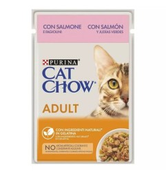 CAT CHOW ADULT SALMONE E FAGIOLINI 85GR