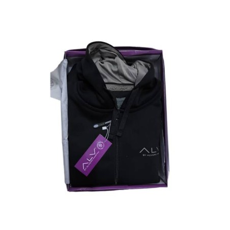 TUTA DONNA FELPA FULL ZIP CON CAPPUCCIO ALVIERO MARTINI