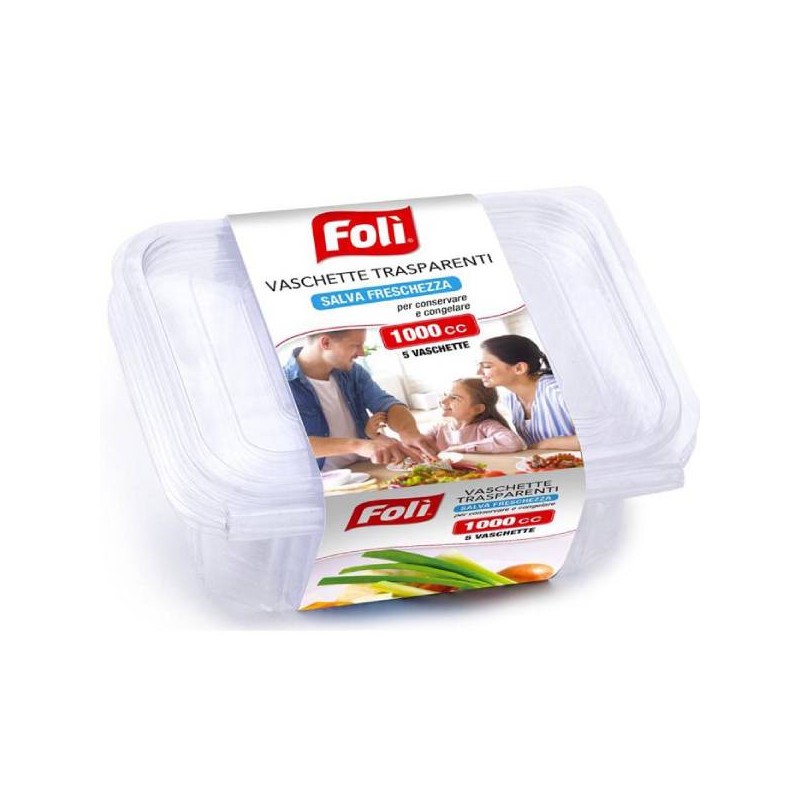 FOLI PACK CONT.SALVAFRESCHEZZA 1000CC 5PZ