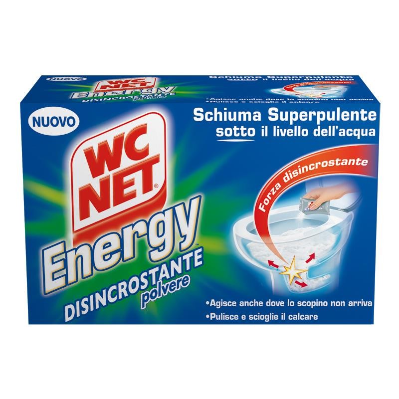 WC NET ENERGY POLVERE DISINCROSTANTE 4 X 63GR