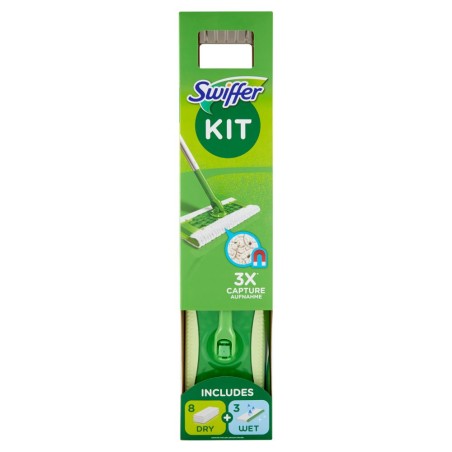 SWIFFER STARTER KIT 8 PAN  3 P