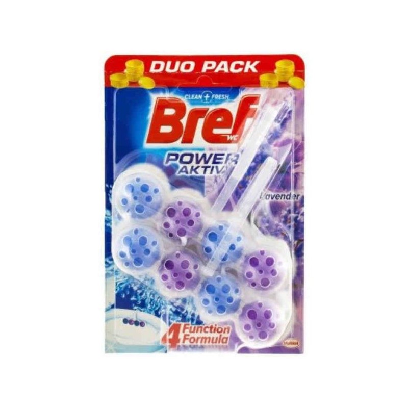 BREF WC POWER ACTIV DUAL PACK LAVANDA