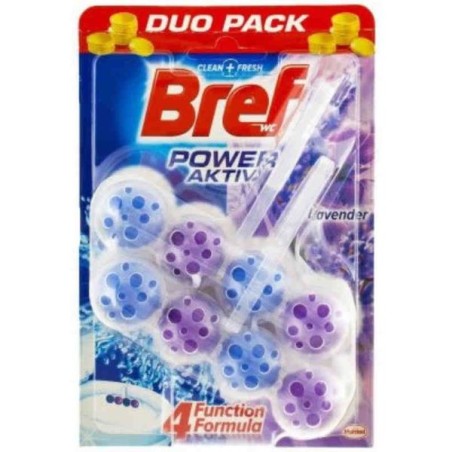 BREF WC POWER ACTIV DUAL PACK LAVANDA