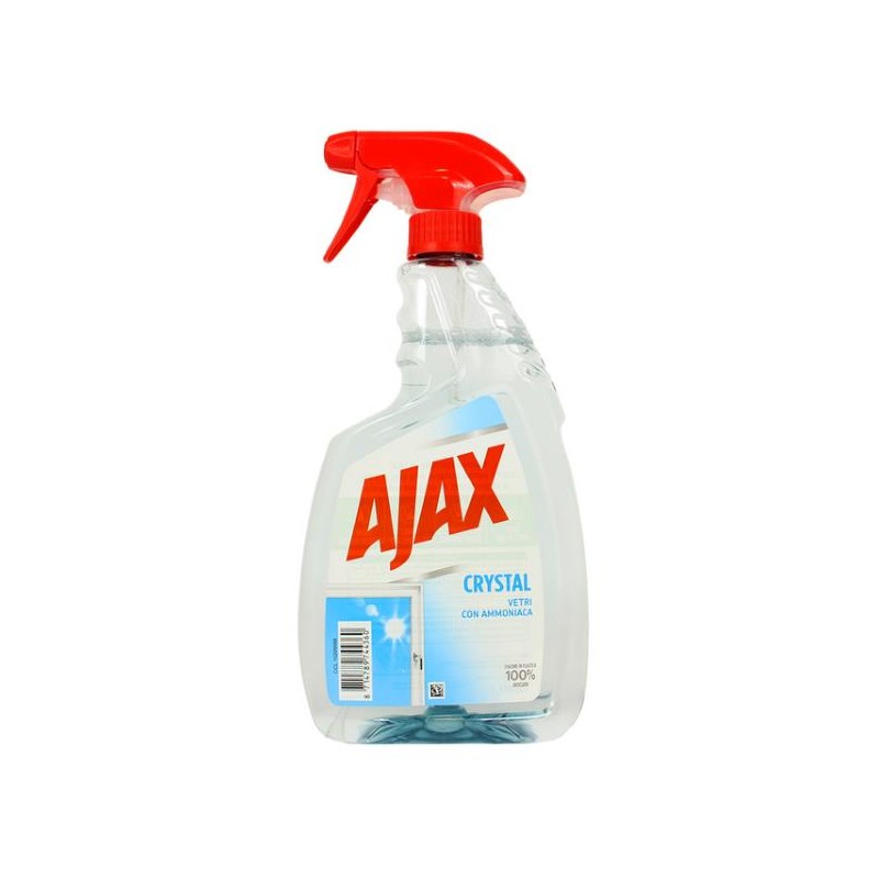 AJAX VETRI CRYSTAL CLEAN CON AMMONIACA 750ML