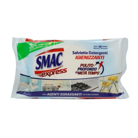 SMAC SALVIETTE DETERGENTI IGIENIZZANTI 80PZ