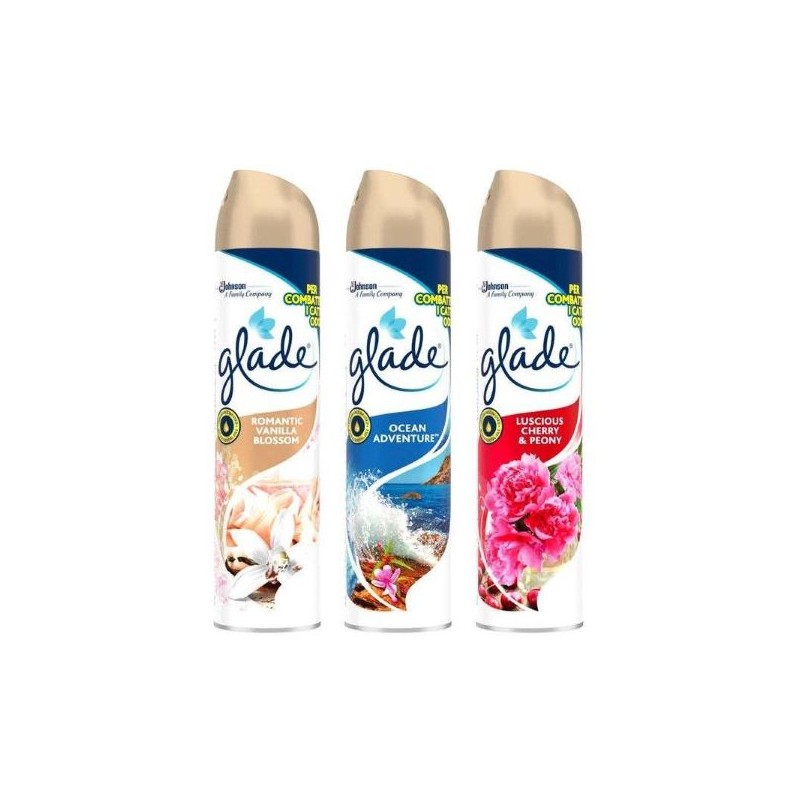 GLADE DEO SPRAY VANIGLIA/OCEANO/CILIEGIA 300ML