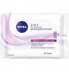 NIVEA SALVIETTINE STRUCCANTI PELLE SECCA 25PZ