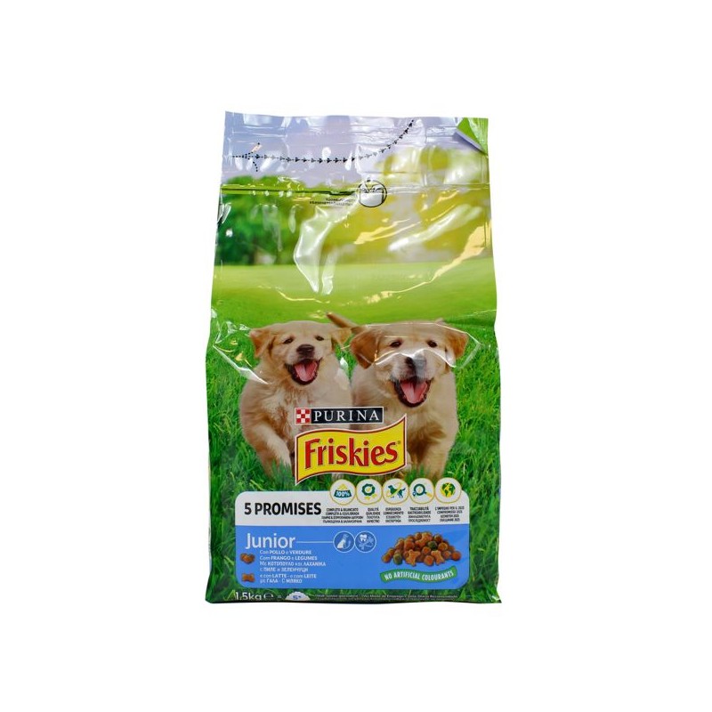 FRISKIES JUNIOR CON POLLO E VERDURE 1,5KG