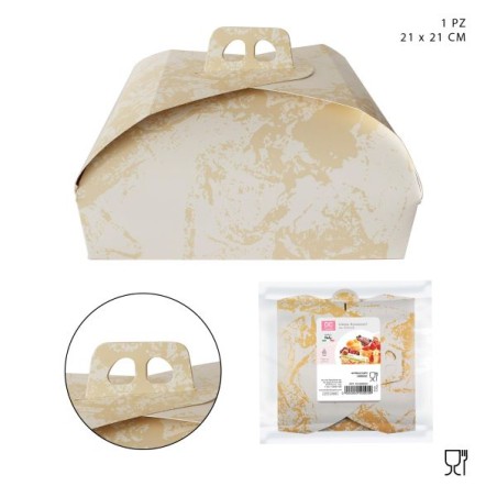 DC CASA SCATOLA TORTA 21X21CM