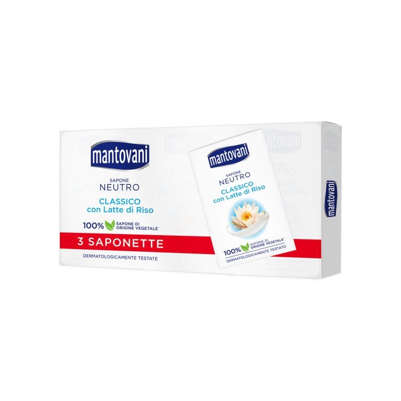 MANTOVANI SAPONE CLASSICO 90GR X3