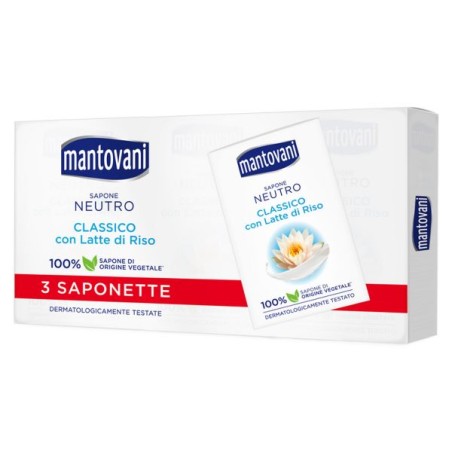 MANTOVANI SAPONE CLASSICO 90GR X3