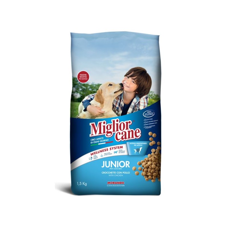 MIGLIORCANE CROCCHETTE JUNIOR 1,5KG