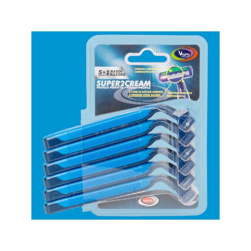 VAPA MEN LAME SUPER2CREAM 5+1PZ