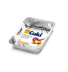 CUKI VASCHETTE ALLUMINIO (R75G) 4 PORZIONI 4PZ