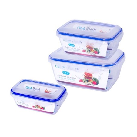 SET CLICK FRESH RETTANGOLARI 3PZ