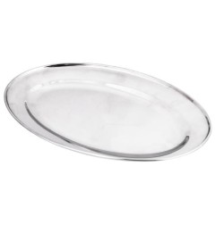 VASSOIO OVALE MANHATTAN INOX 35CM C&K