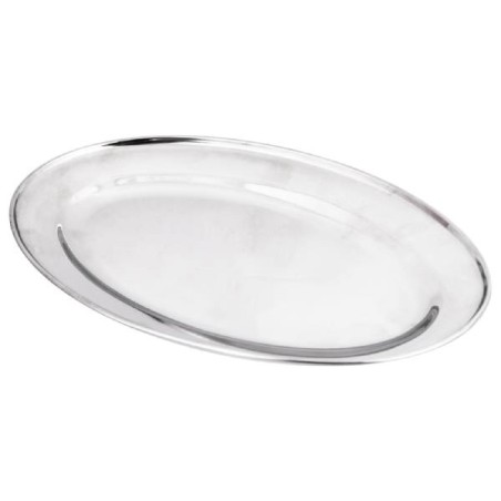 VASSOIO OVALE MANHATTAN INOX 35CM C&K