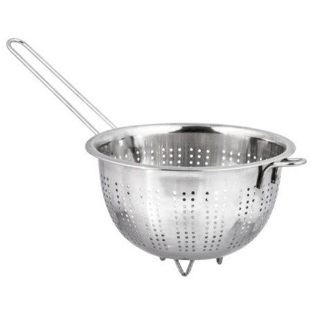 SCOLAPASTA CON MANICO MANHATTAN INOX 22CM