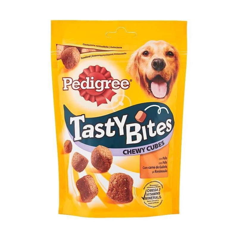 PEDIGREE TASTY BITES CHEWS CUBES 130GR