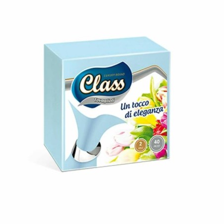 VIT TOVAGLIOLI CLASS 30X40CM CELESTE 40PZ