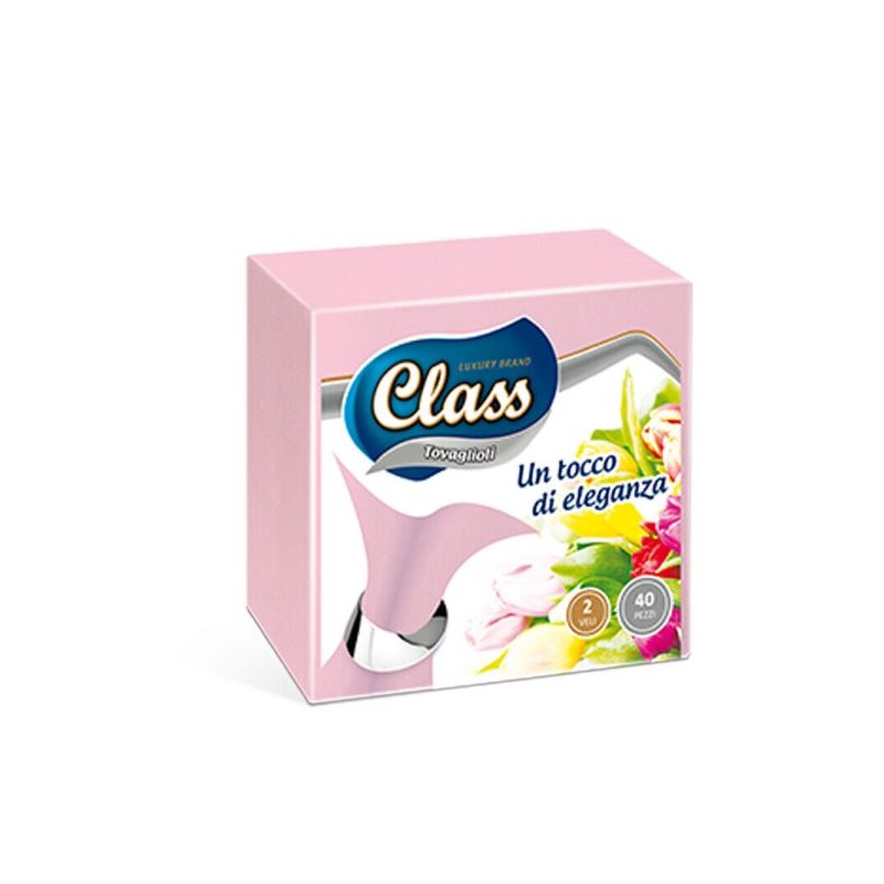 VIT TOVAGLIOLI CLASS 30X40CM ROSA 40PZ