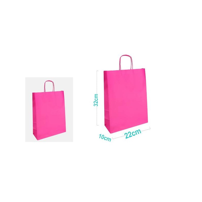 SACCHETTO JOLLY FUCSIA 22X10X32CM