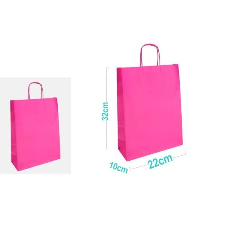 SACCHETTO JOLLY FUCSIA 22X10X32CM