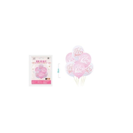 SET PALLONCINO ROSA GIRL O BOY 6PZ