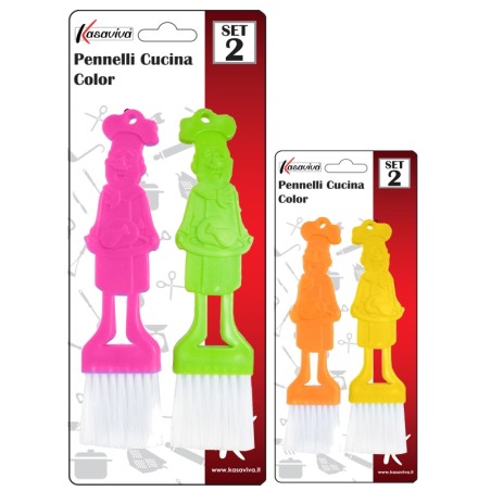 PENNELLI CUCINA KASAVIVA 2 PZ COLORE CASUALE