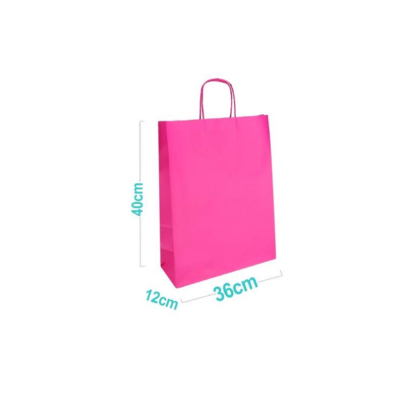 SACCHETTO JOLLY FUCSIA 36X12X40CM