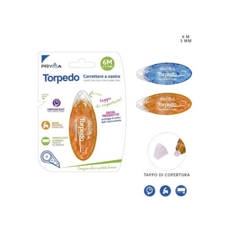 PRYMA CORRETTORE NASTRO TORPEDO 5MMX6MM B