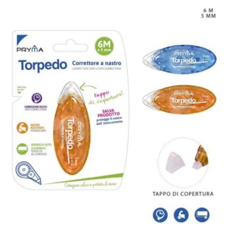 PRYMA CORRETTORE NASTRO TORPEDO 5MMX6MM B