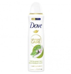 DOVE DEO SPRAY ADVANCE CARE MATCHA GREEN TEA 150ML