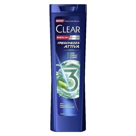 CLEAR SHAMPOO FRESCHEZZA ATTIVA 3IN1 225ML