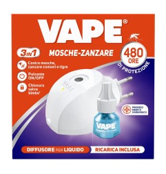 VAPE ELETTROEMANATORE + RIC. MOSCHE E ZANZARE