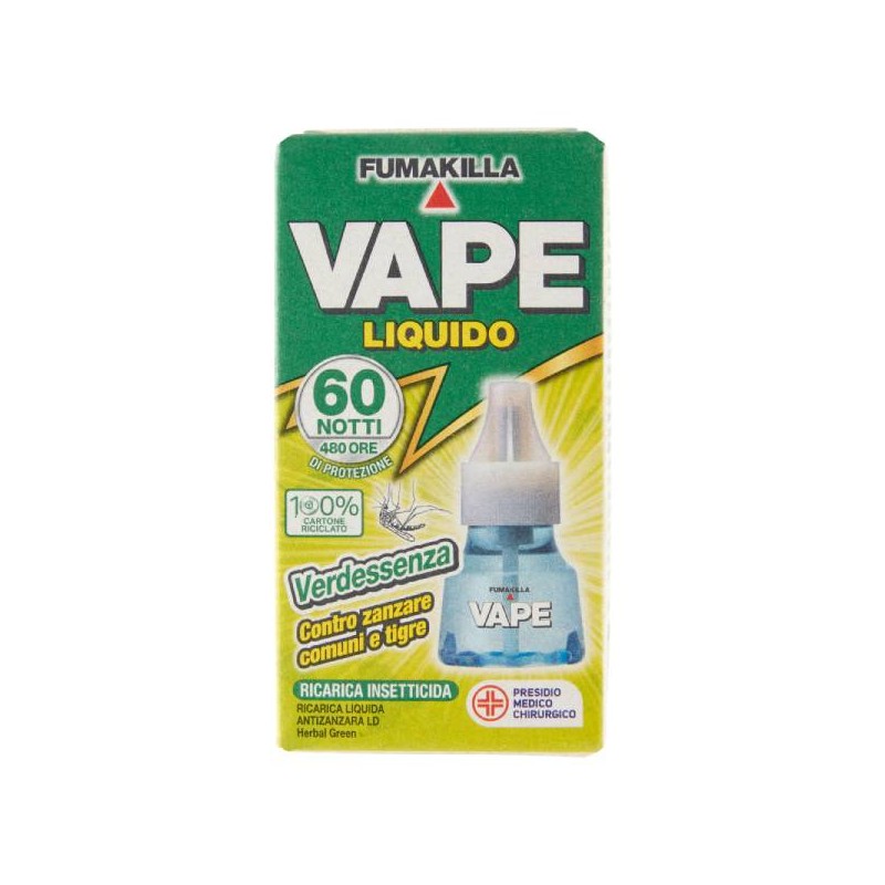 VAPE LIQUIDO RICARICA VERDESSENZA 60 NOTTI