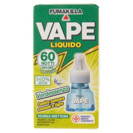 VAPE LIQUIDO RICARICA VERDESSENZA 60 NOTTI