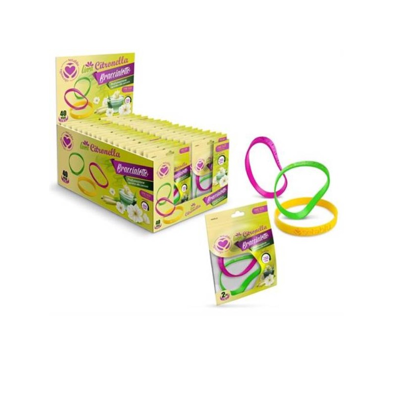 BRACCIALE CITRON. 2PCS - ASS. ADULT/KID
