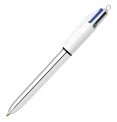 BIC PENNA SFERA 4COLOURS 1MM SILVER