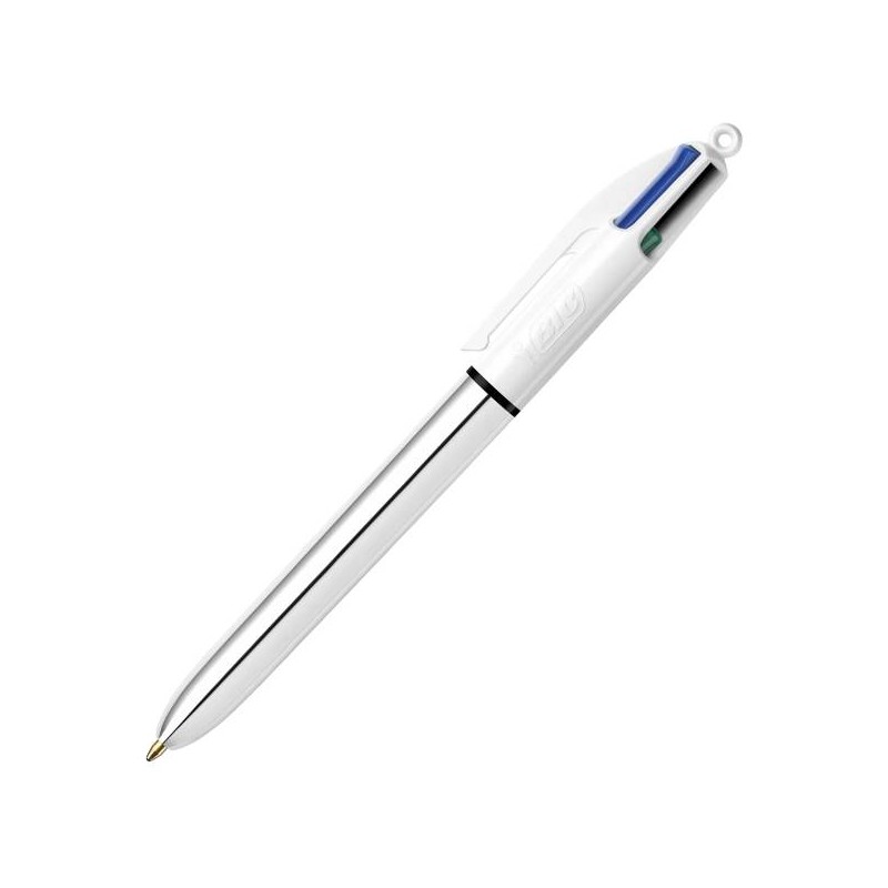 BIC PENNA SFERA 4COLOURS 1MM SILVER