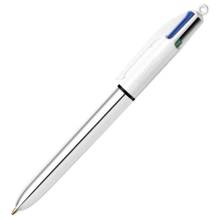 BIC PENNA SFERA 4COLOURS 1MM SILVER
