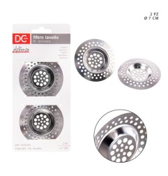 DC CASA FILTRO LAVELLO INOX 7CM 2PZ