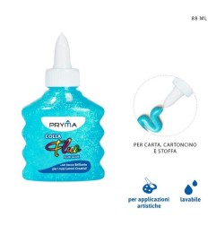 PRYMA COLLA FLUO 88ML AZZURRO
