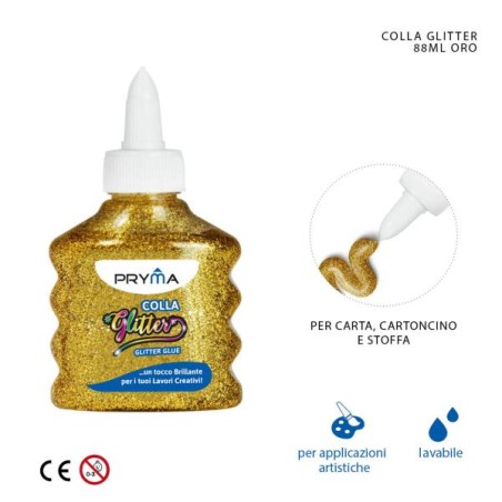 PRYMA COLLA GLITTER 88ML ORO