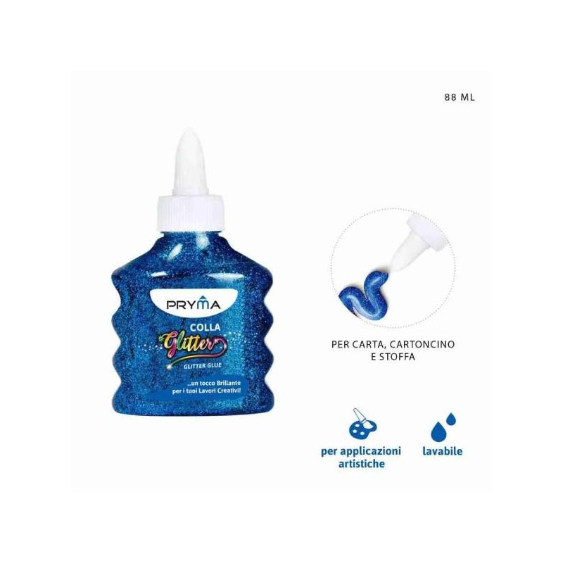 COLLA GLITTER 88 ML BLU