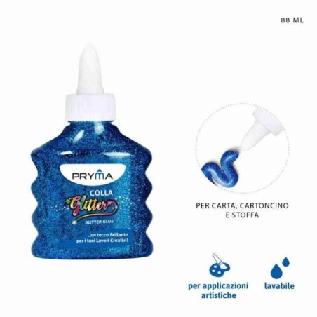 COLLA GLITTER 88 ML BLU