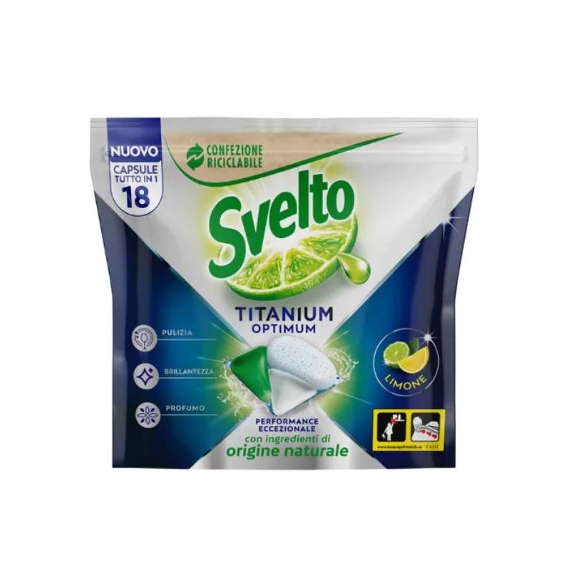 SVELTO TABS TITANIUM LIMONE 18PZ