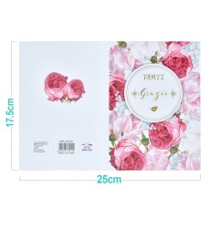 BIGLIETTO DI AUGURI CON STAMPA ORO